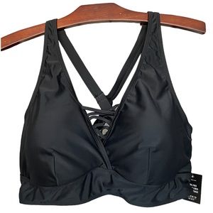 TORRID Wireless XO Triangle Bikini Top NWT Size 3X